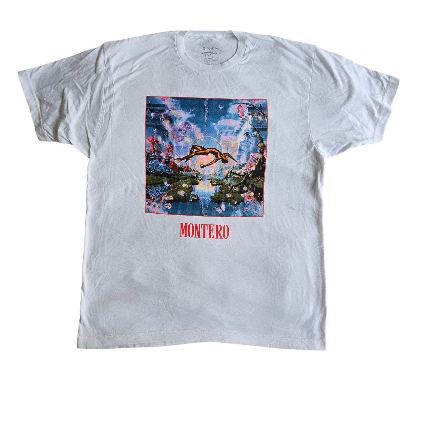 Playera Oficial Lil Nas X Montero Blanca