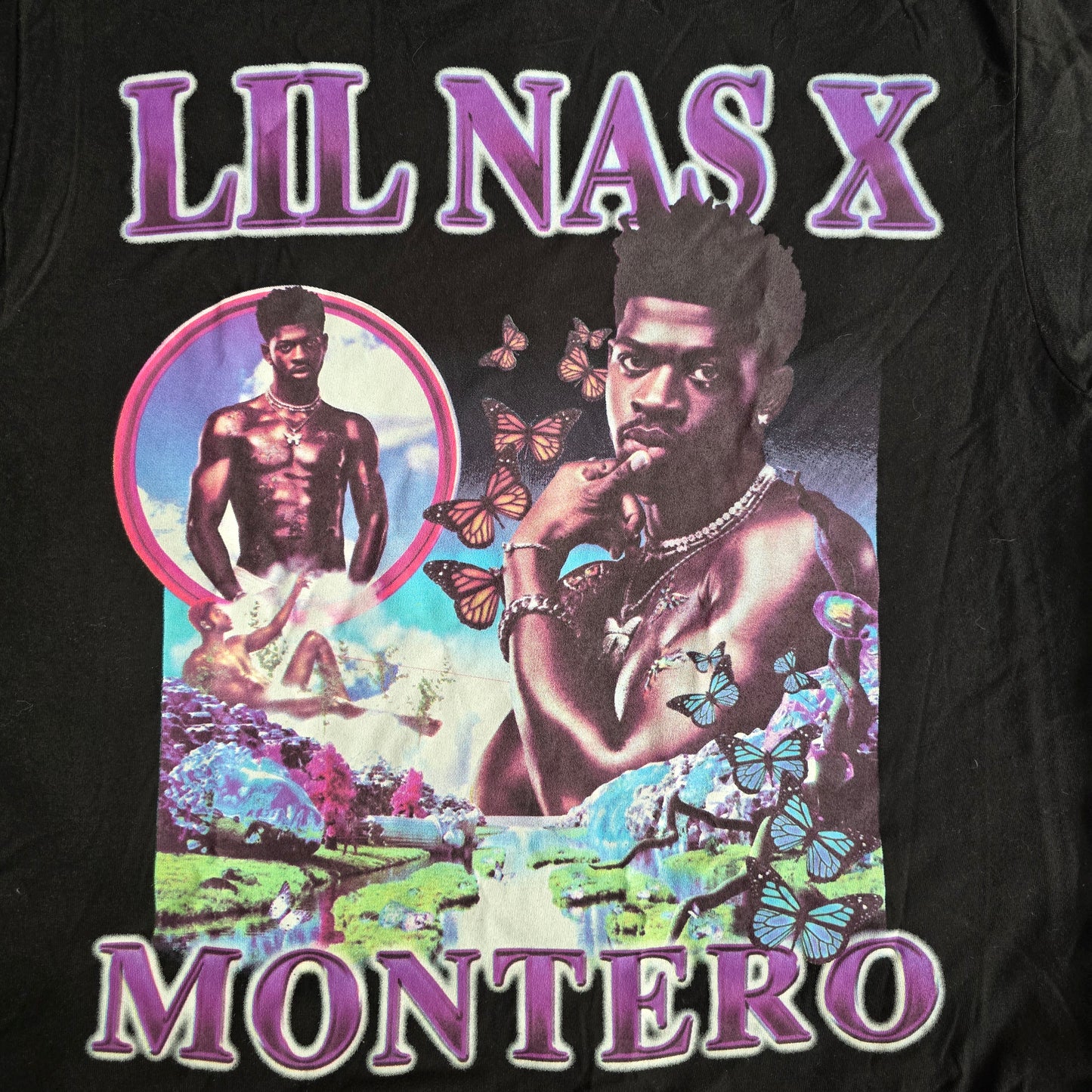 Playera Oficial Lil Nas X Montero Negra