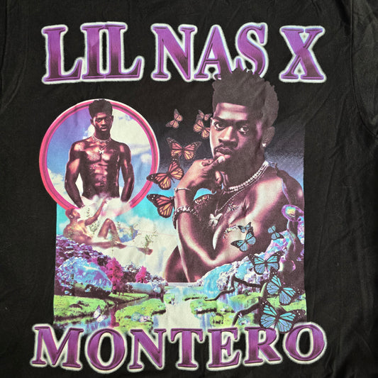 Playera Oficial Lil Nas X Montero Negra